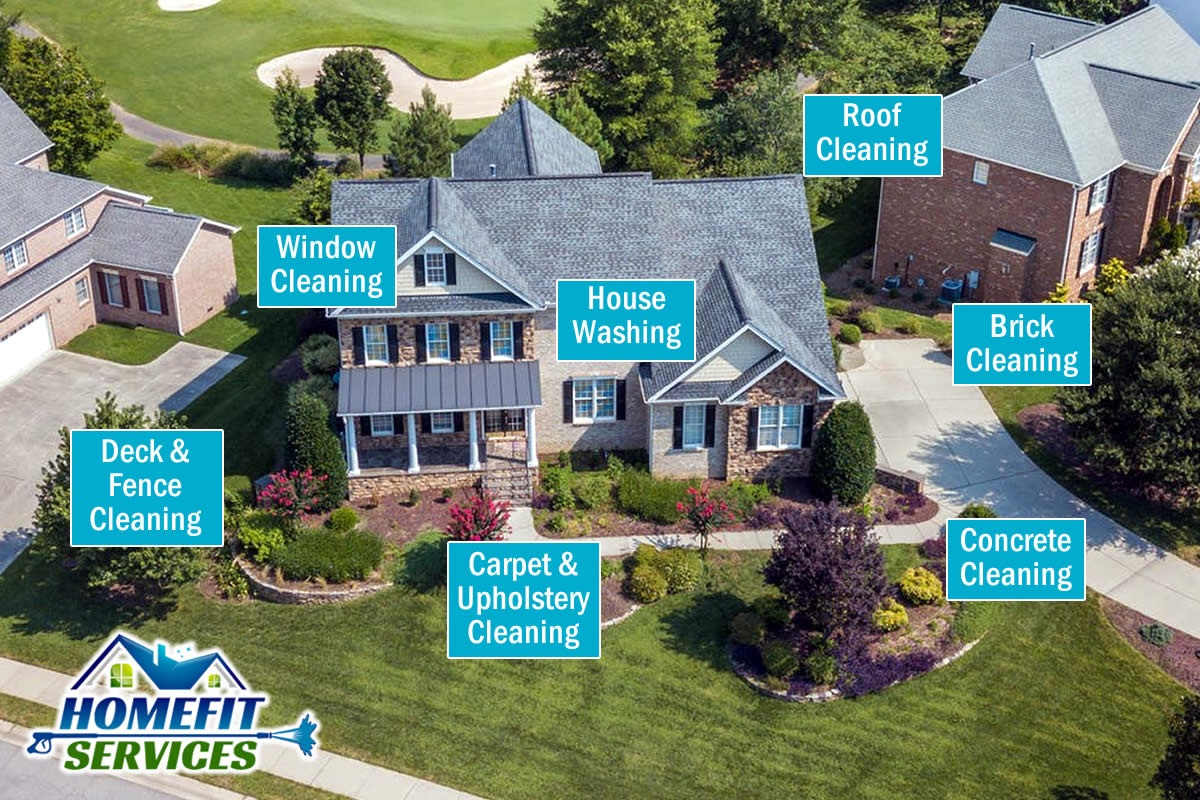 Home Exterior Soft Washing Services in Tennessee